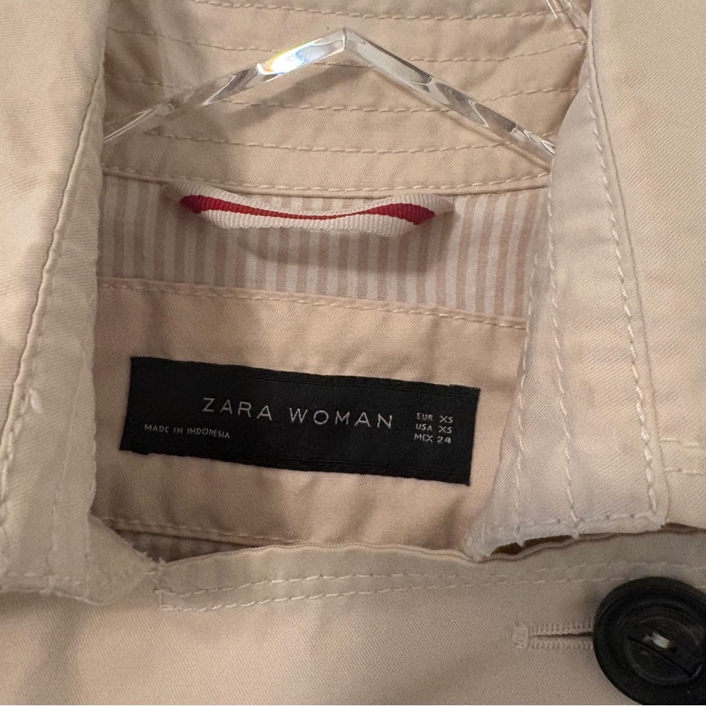 Zara Trench XS Coat - Picture 2 of 10